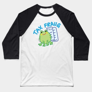 Tax fraud frog pun Baseball T-Shirt